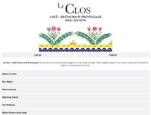 Tablet Screenshot of leclos.com